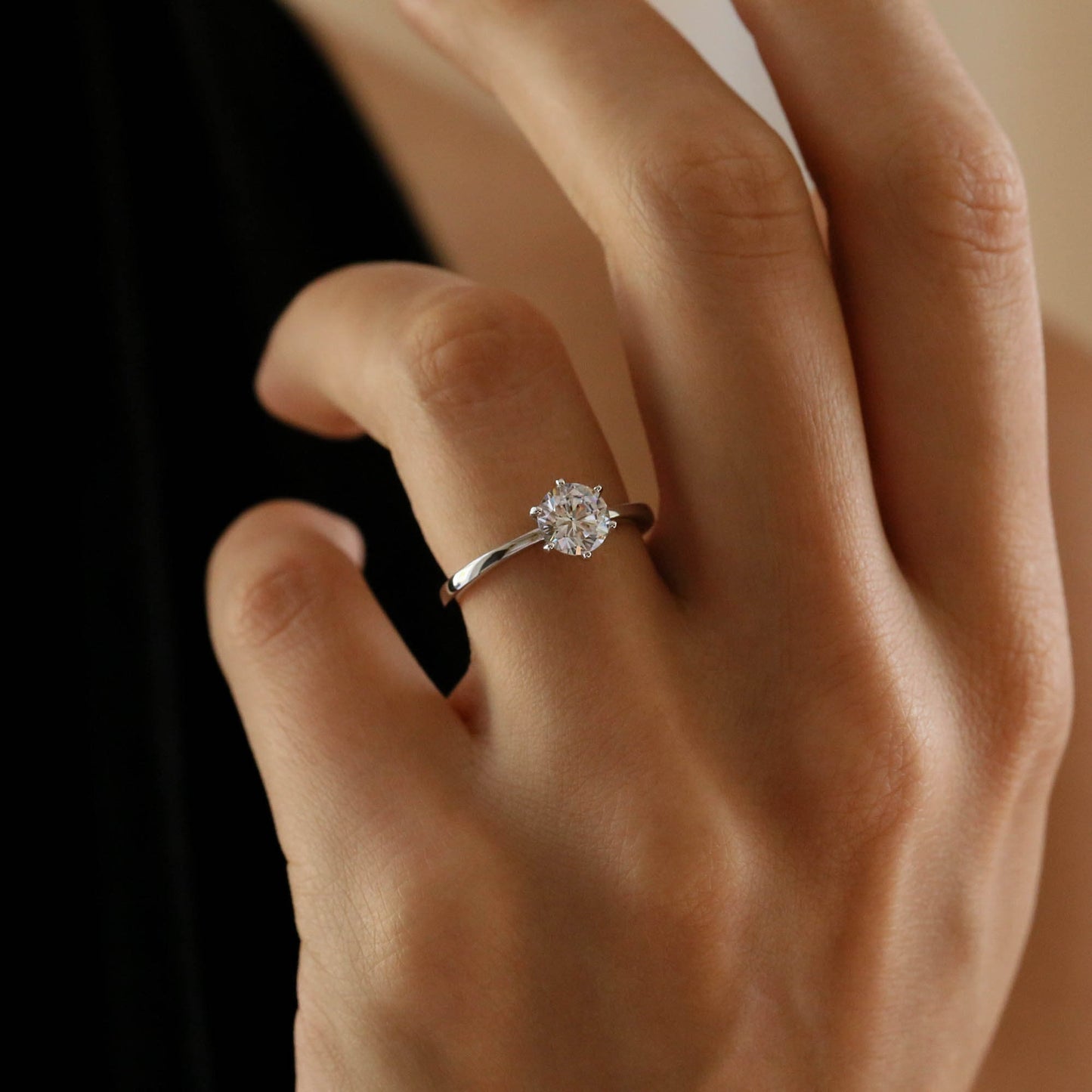 Classic Engagement Ring - Promise Ring - Wedding Ring