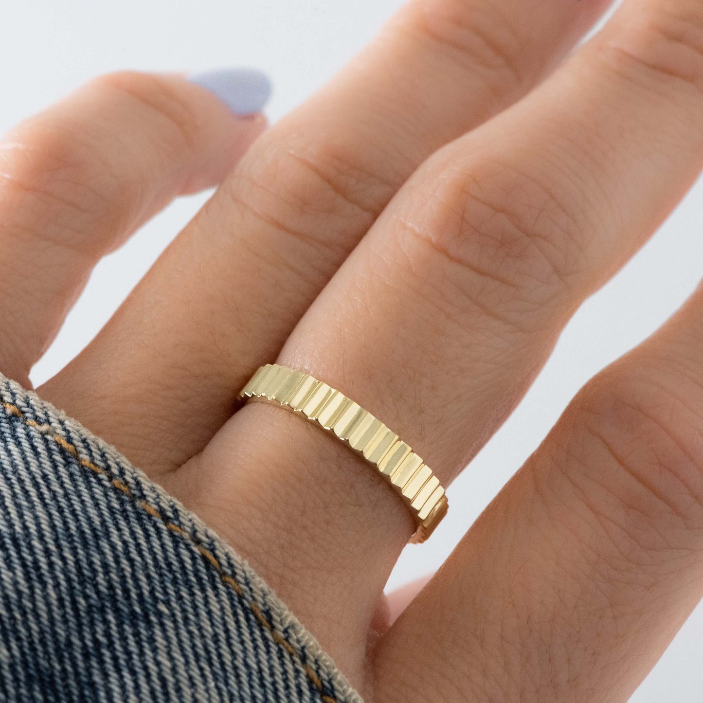 Minimalist Stacking Ring for Women