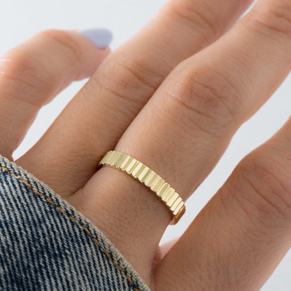 Minimalist Stacking Ring for Women