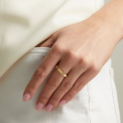 Minimalist Stacking Ring for Women