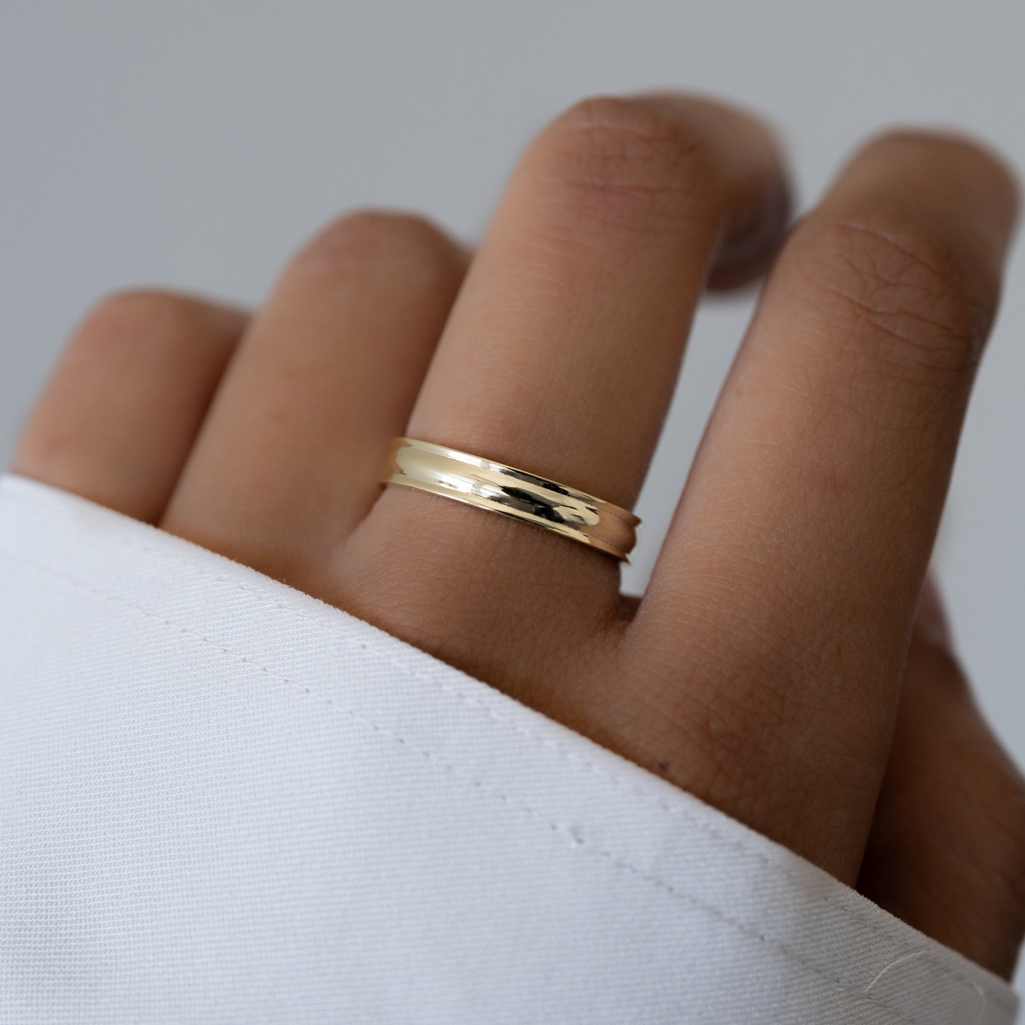 Minimalist Band Ring for Women
