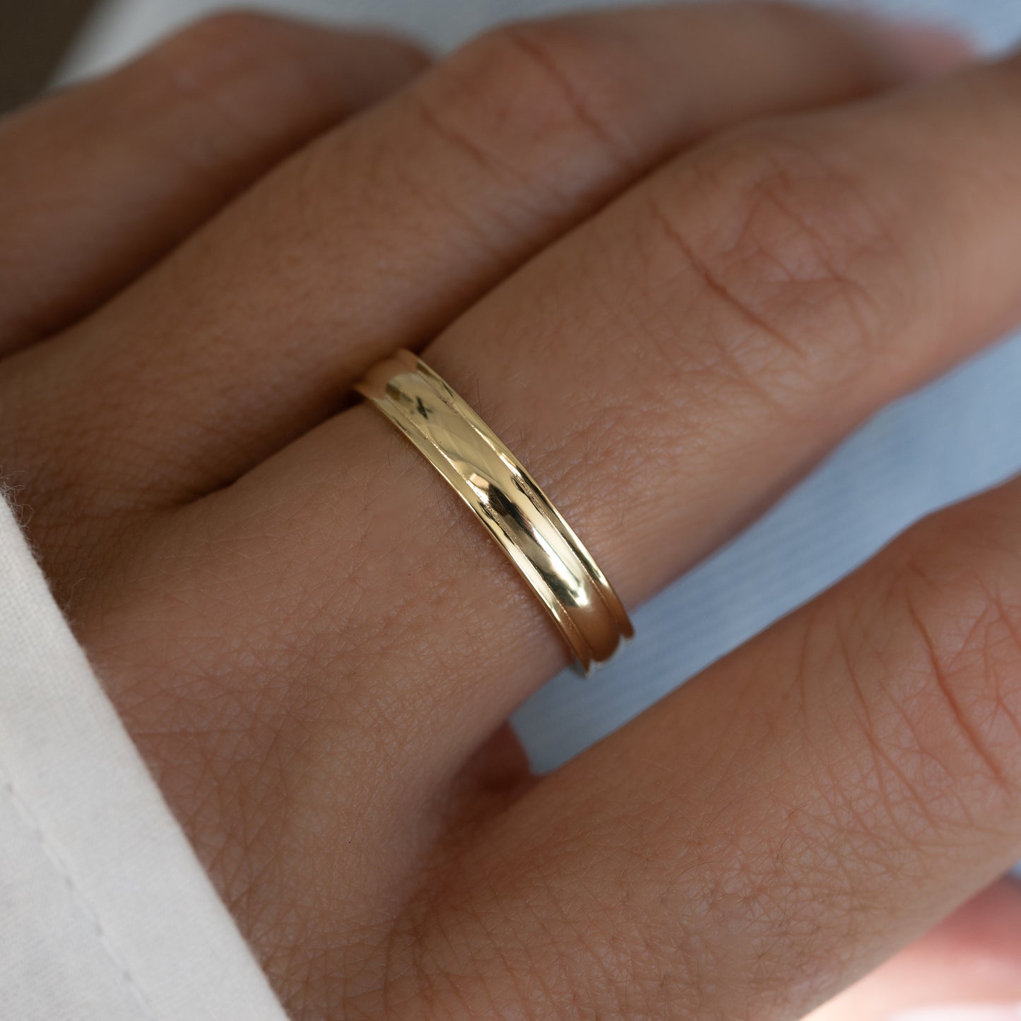 Minimalist Band Ring for Women