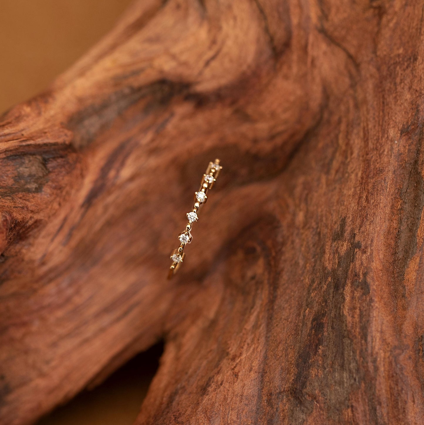 Dainty Minimalist Diamond CZ Ring, Birthstoone Ring, Unique CZ Promise Ring, Women Classic Everyday Ring