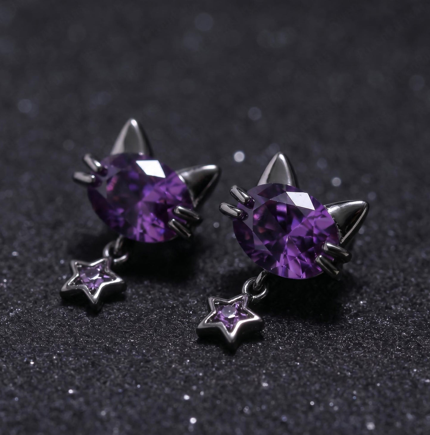 Tiny Crystal Huggie Hoop Earrings, 925 Sterling Silver,